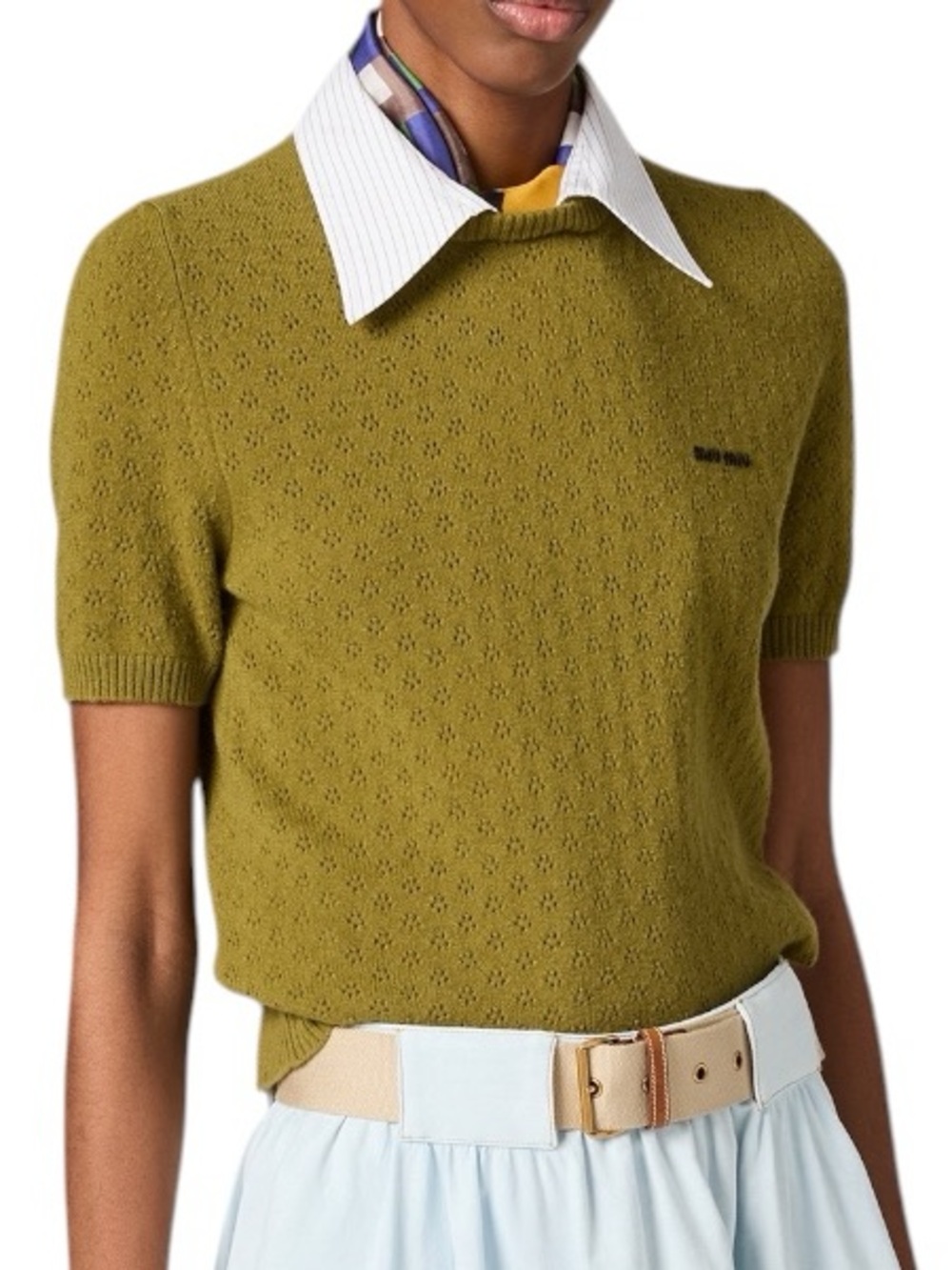 Miu Miu Cashmere crew-neck sweater It36